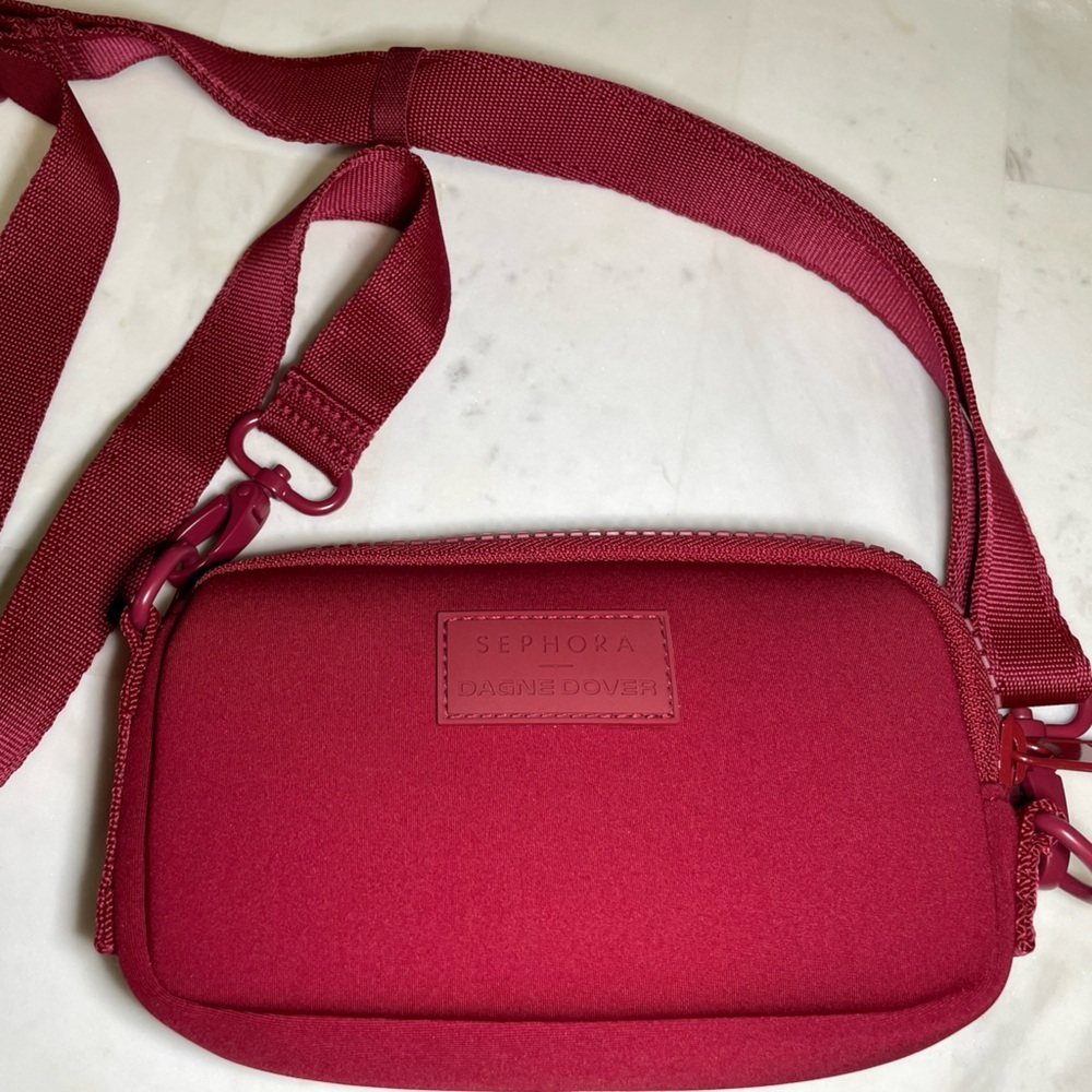 Dagne Dover Burgundy Belt Bag
